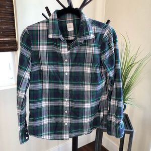 JCrew plaid shirt